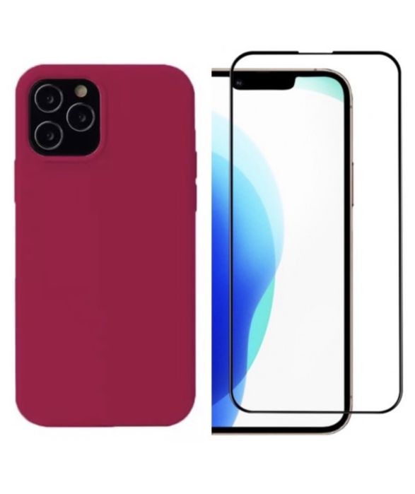 Husa Defender Case si Folie Sticla Secu Iphone 13/14/15/16E/17 PRO MAX