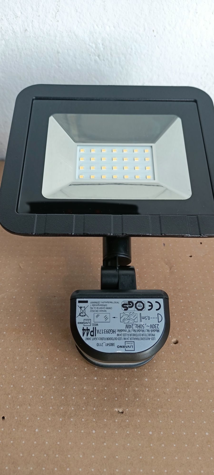 Proiector Exterior Nou Reflector Cu Led Livarno 24 W Senzor De Mișcare