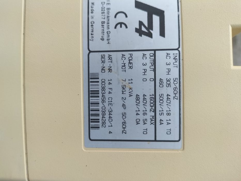 Convertizor de frecventa KEB F4  de  0,75 KW ,2,2kw ,7,5kw ,11kw