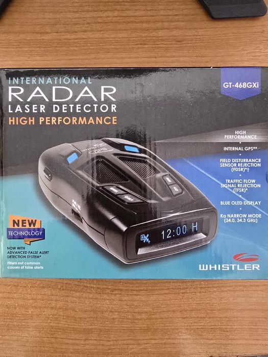Радар детектор с вграден GPS Whistler  GT-468GXi