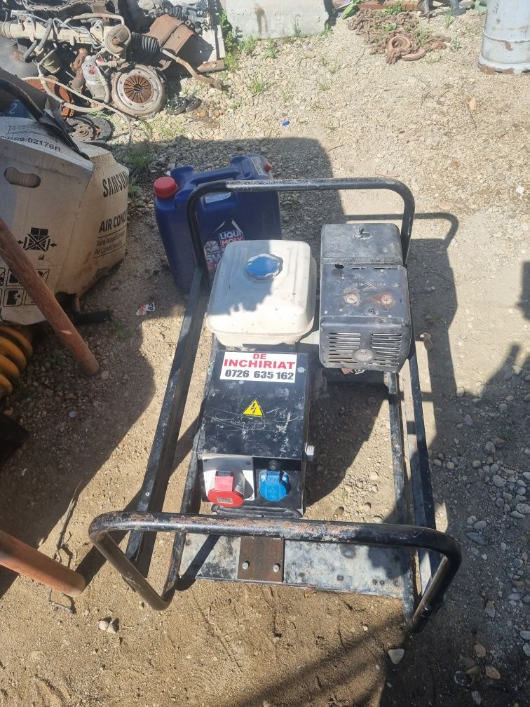 GENERATOR  CURENT, sudura 220A de închiriat  8kv / sudura 200A ,