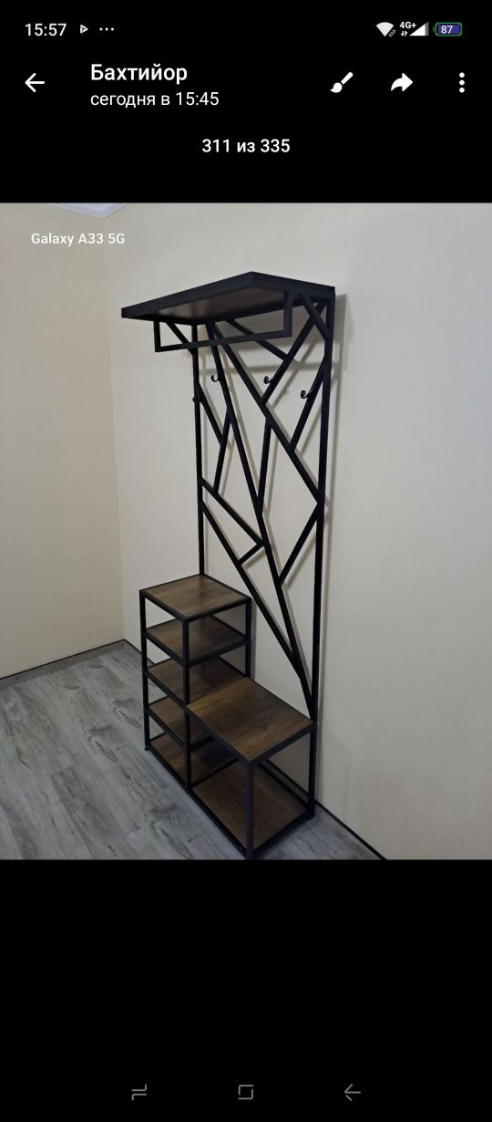 Loft mebel stelaji