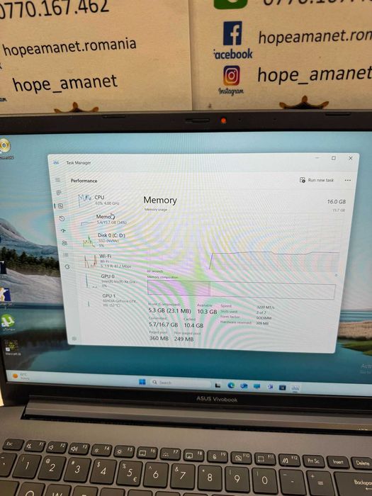 Hope Amanet P12- Laptop Asus VivoBook
