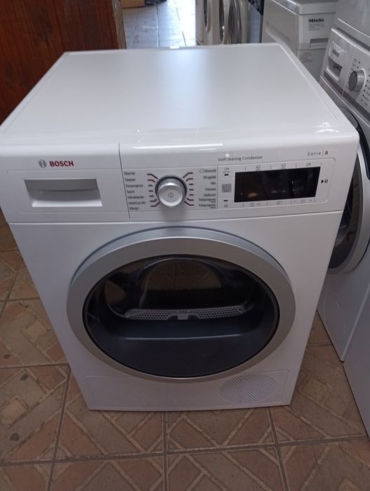 Сушилня с термопомпа Бош Bosch Serie 8 A+++ 8кг 2 години гаранция!