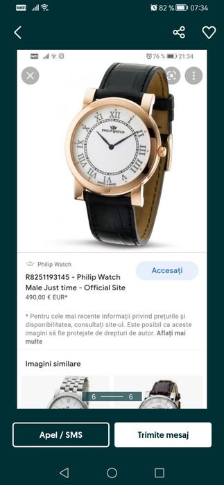 Philip watch slim