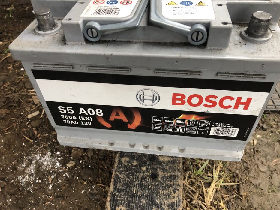 Baterie start stop 70 amperi AGM BOSCH ROMBAT