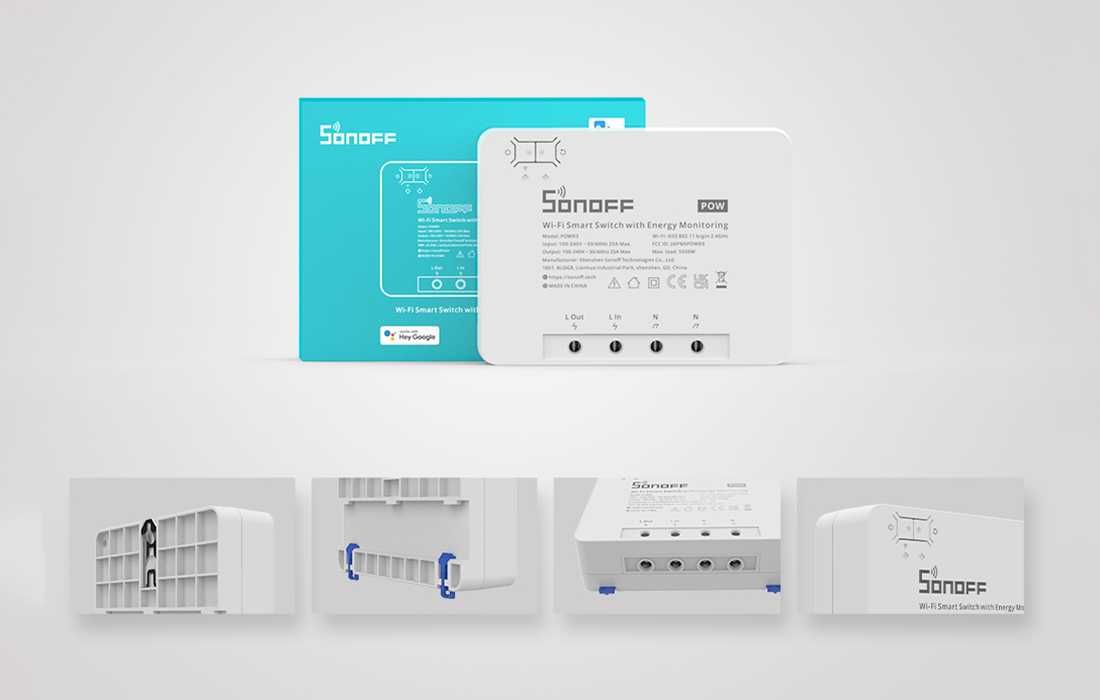 Sonoff Releu inteligent wireless de mare putere SONOFF POWR3