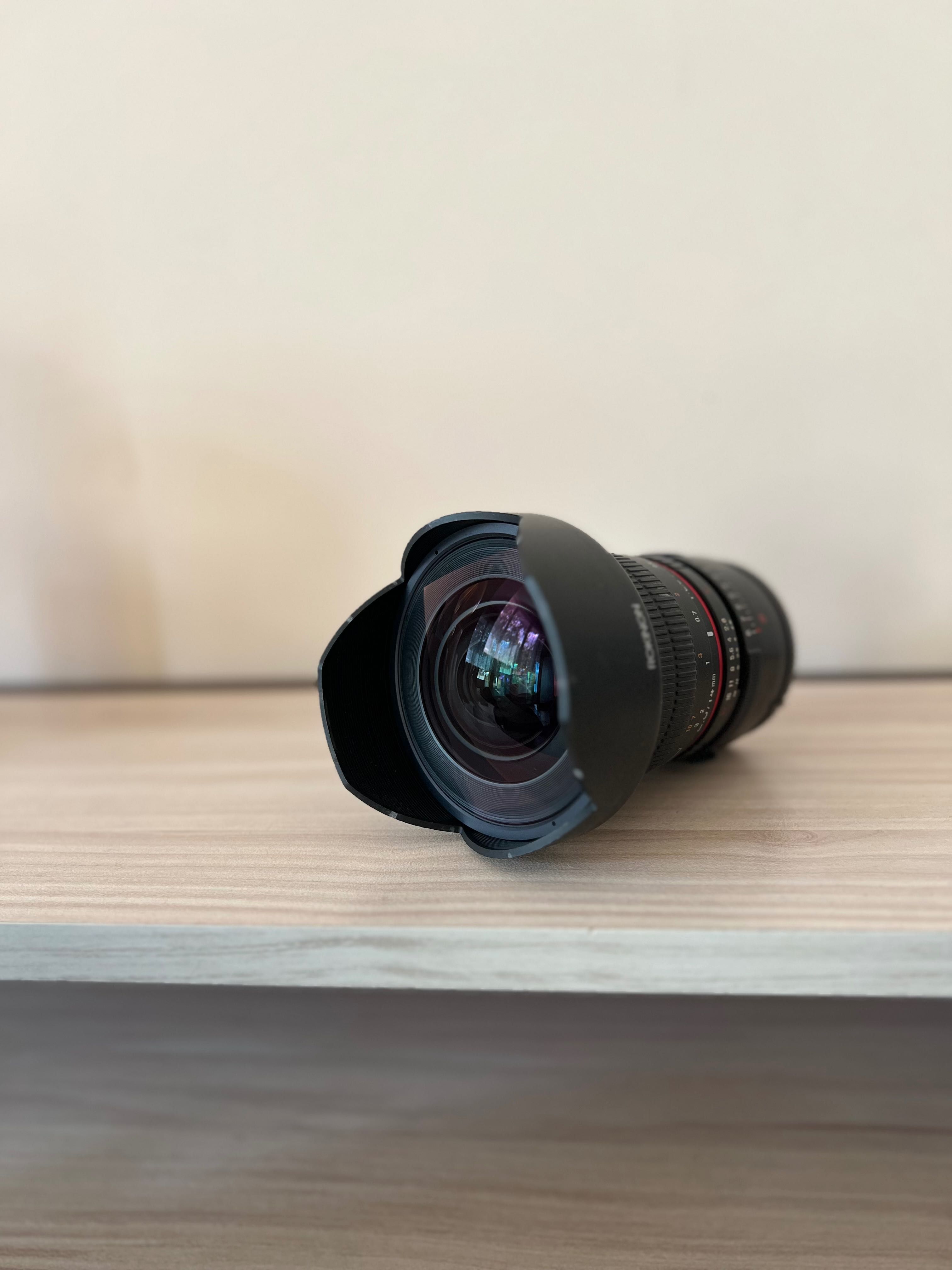 Rokinon 14mm 2.8 Fullframe to Sony E