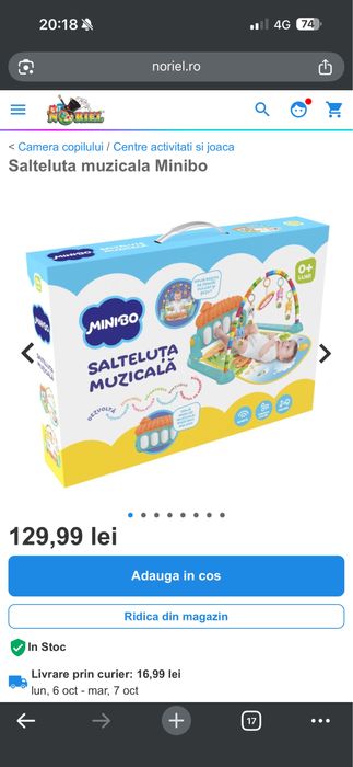 Saltea activitati bebe