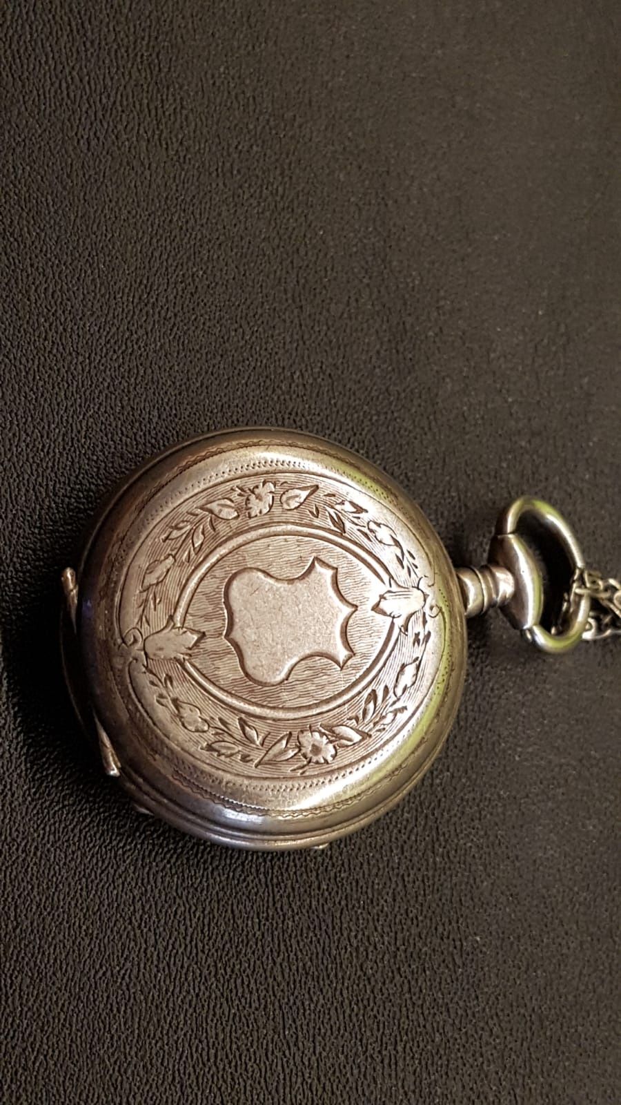 Ceas antic, unisex, mecanic, din argint, deosebit