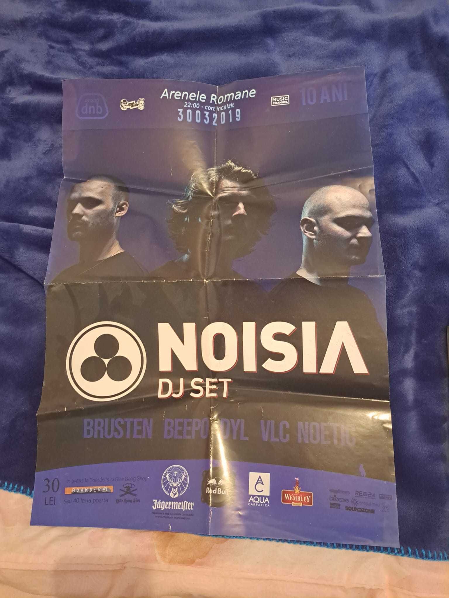 Vand poster Noisia concert Arenele Romane 30.03.2019