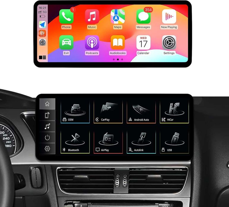 12.3 мултимедия Audi A4/A5 B8.5 Facelift Android 14 8GB/128GB CarPlay