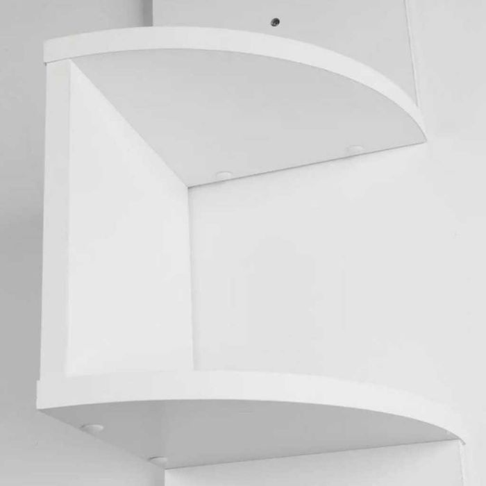 Ъглова етажерка за съхранение с 5 рафта