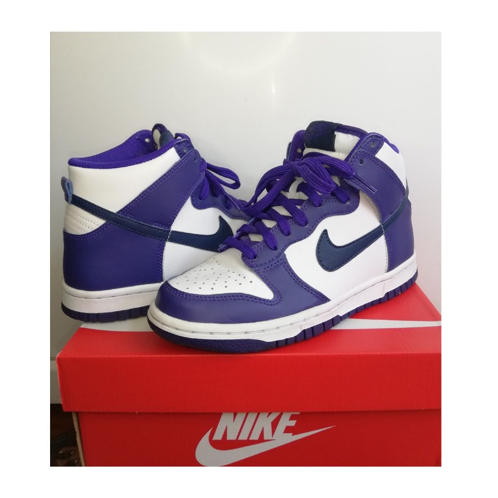 Nike Dunk High electro purple