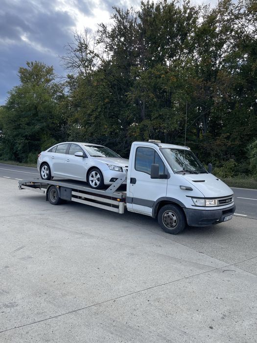 Platforma Bacau Tractari Auto Dube Transport Utilaje Non-Stop