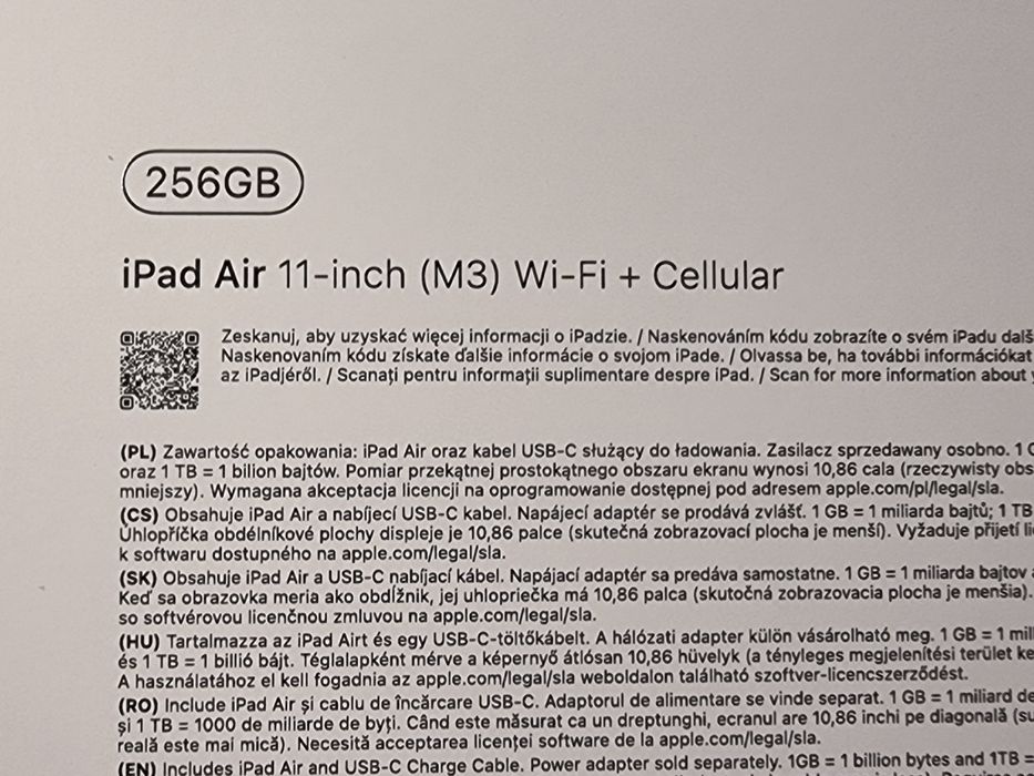 IPad Air 11, M3 256GB+keyboard+ Pen