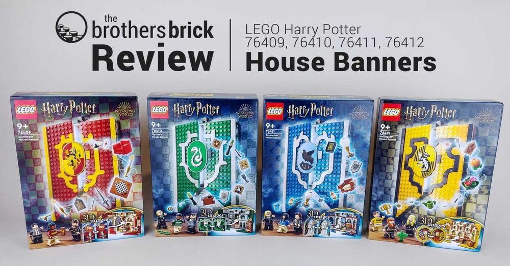LEGO Harry Potter House Banners 76409 – 76410 – 76411 – 76412 -NOI