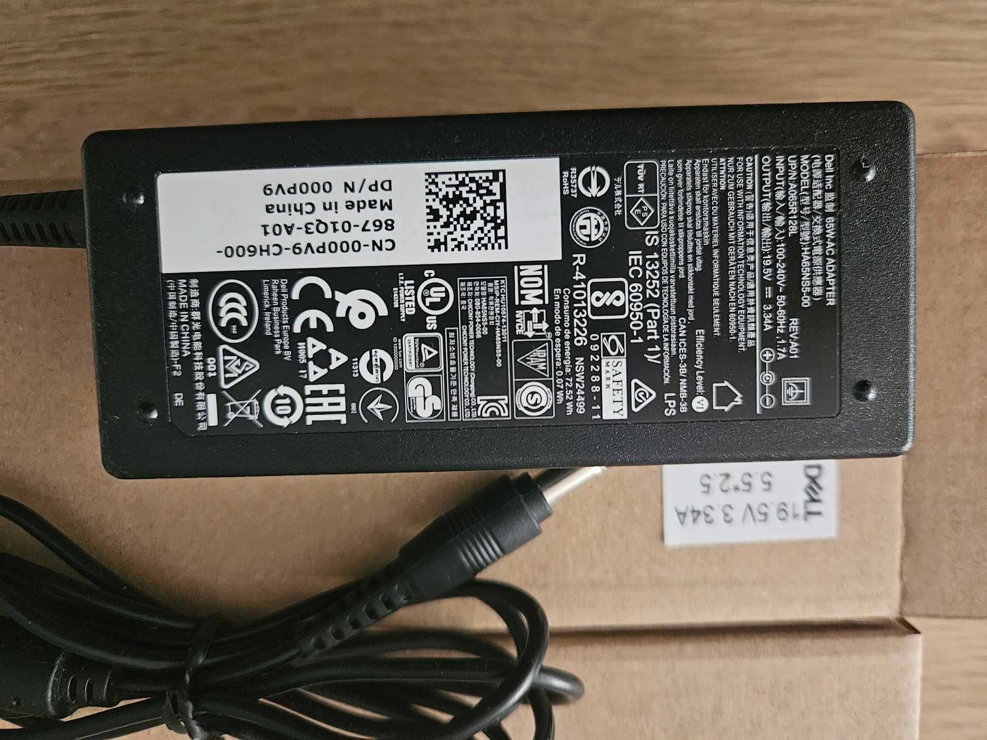 НОВИ! +Гаранция! Зарядно захранване Адаптер Charger Dell HA65NS5-00