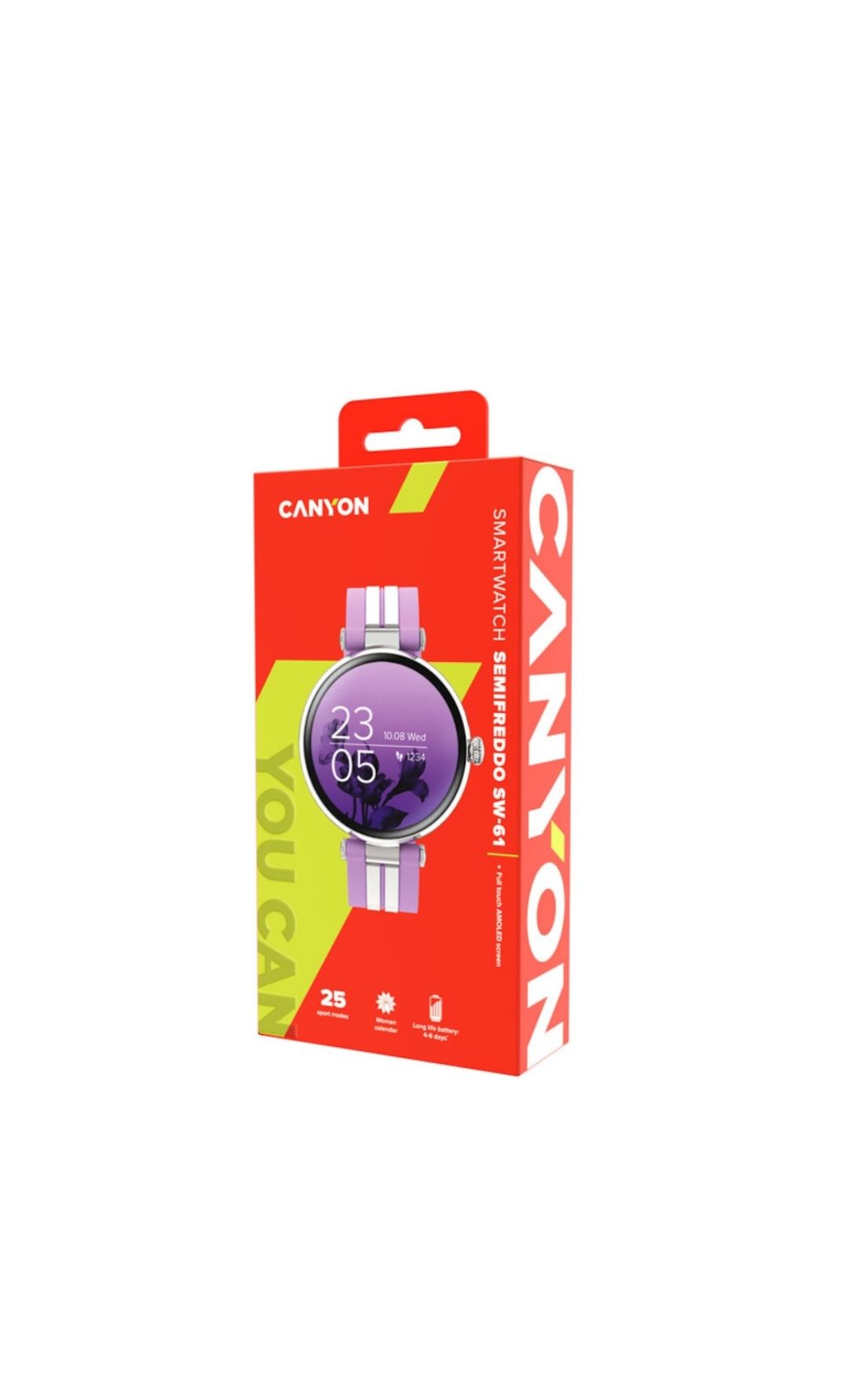 Часовник Smartwatch Canyon Semifredo SW-61, Pink