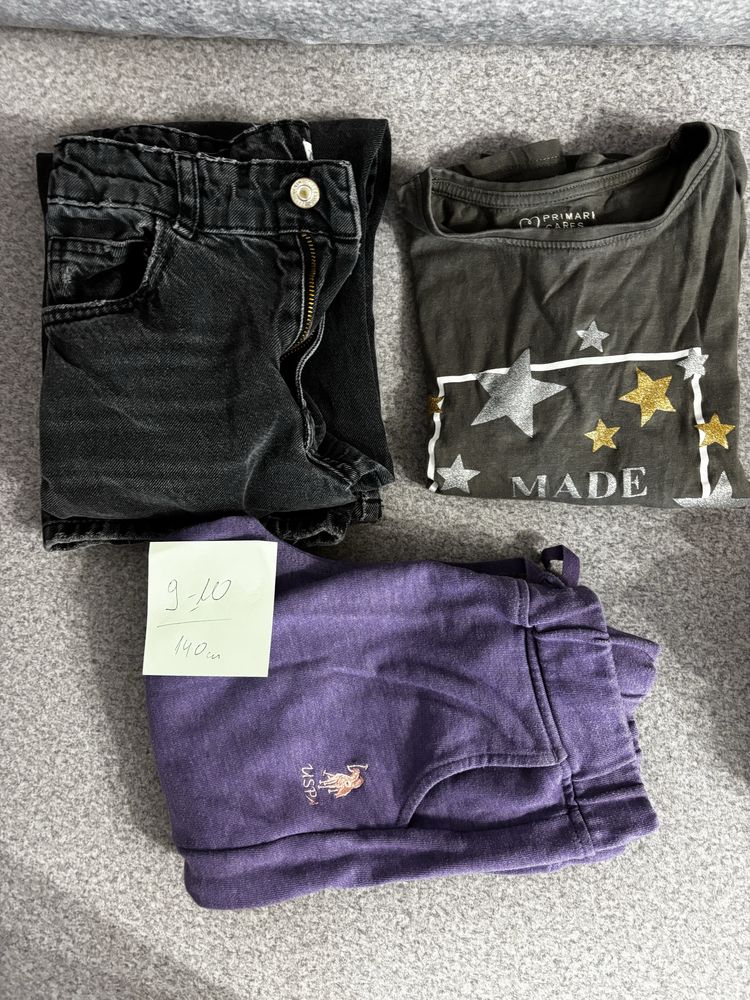 Сет детски дрехи момиче 86,92, 116,122, 134, 140 HM Zara Primark Pepko