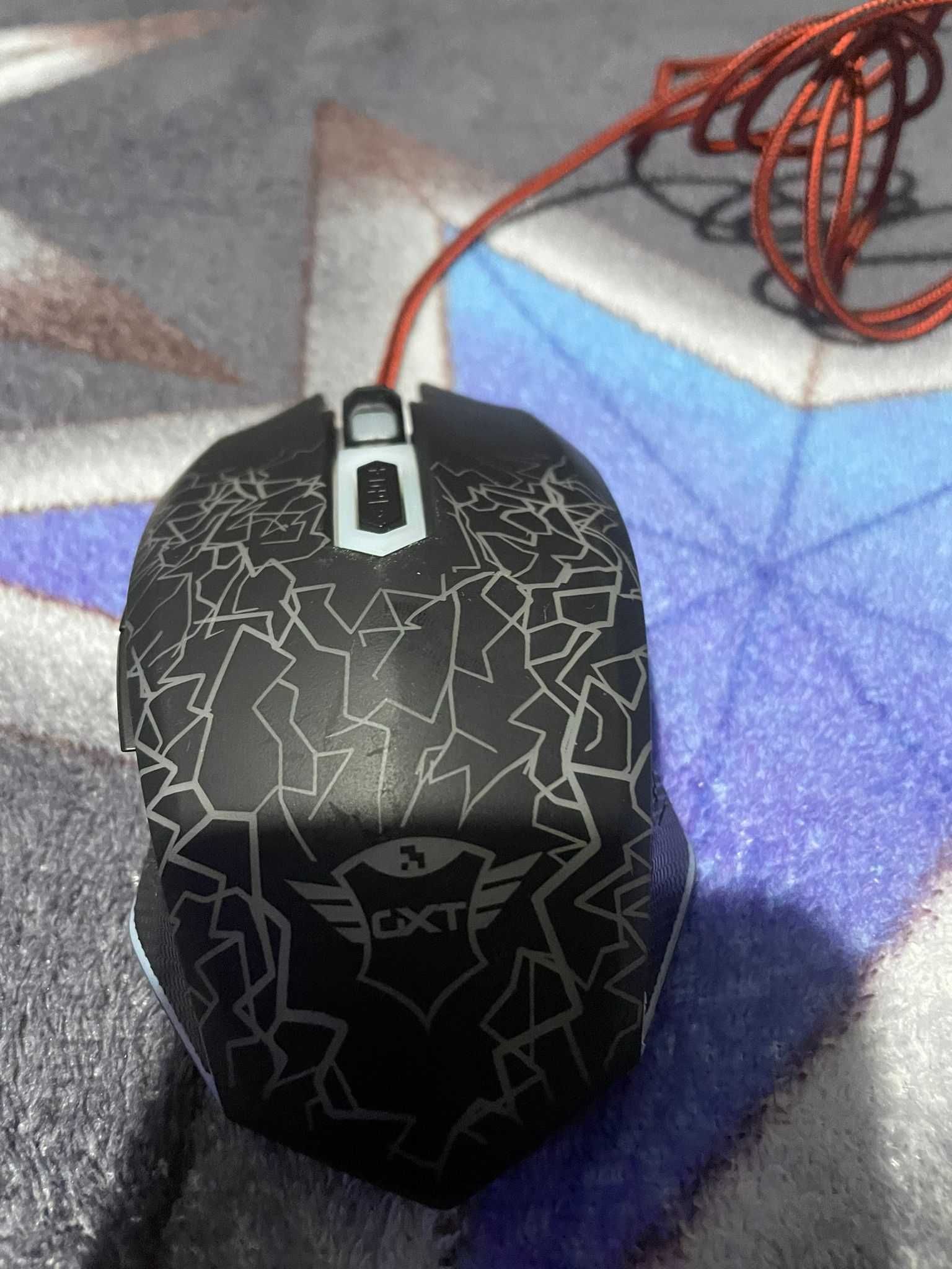 Mouse gaming led usb cu fir