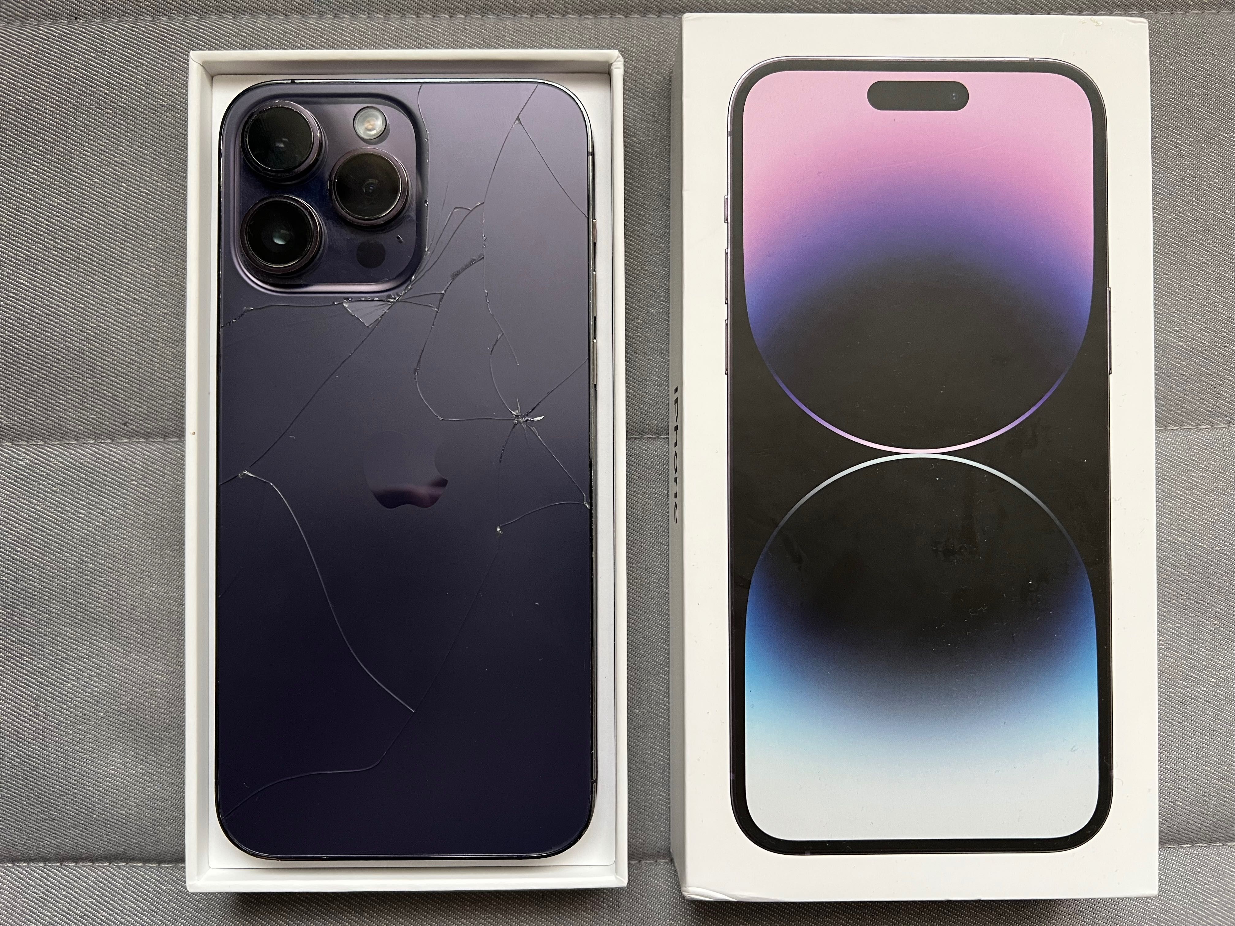 IPHONE 14 PRO MAX 256gb 84% БАТЕРИЯ Пълен Комплект