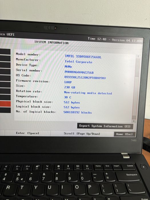 Laptop Lenovo Thinkpad