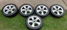 Vand 5 jante originale VW cu anvelope