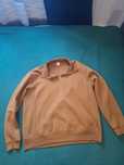 bluza cu guler maro