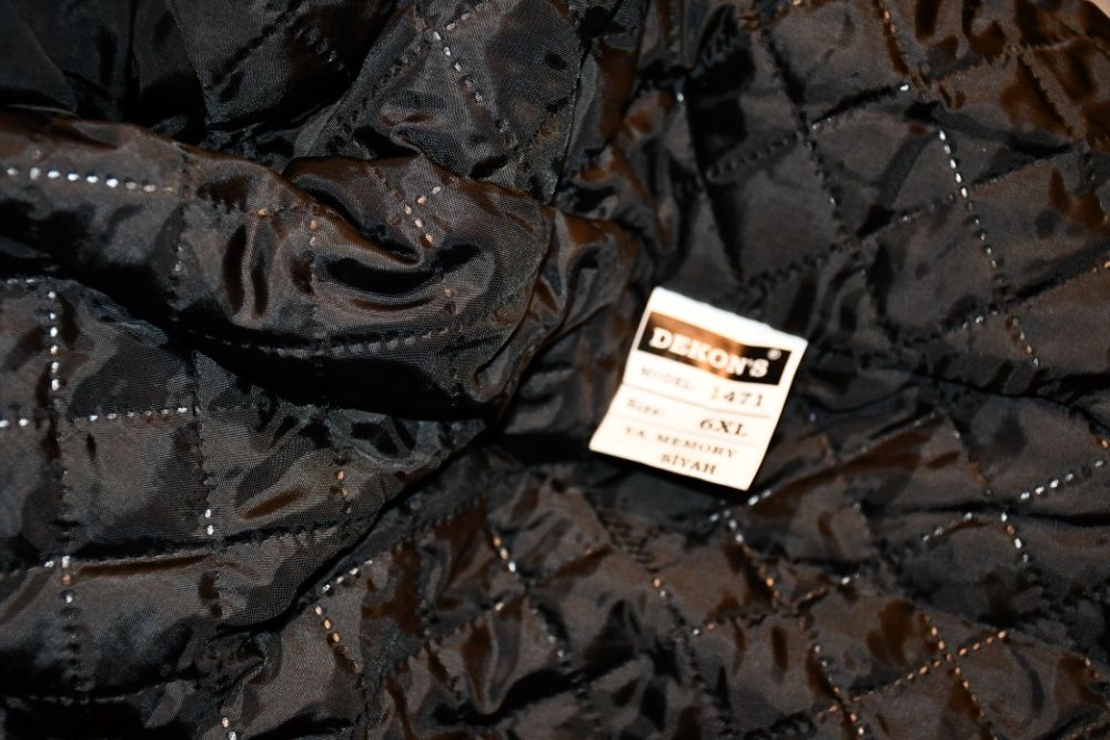 Scurta barbateasca de iarna marime 62-64 culoare neagra gluga detasabi