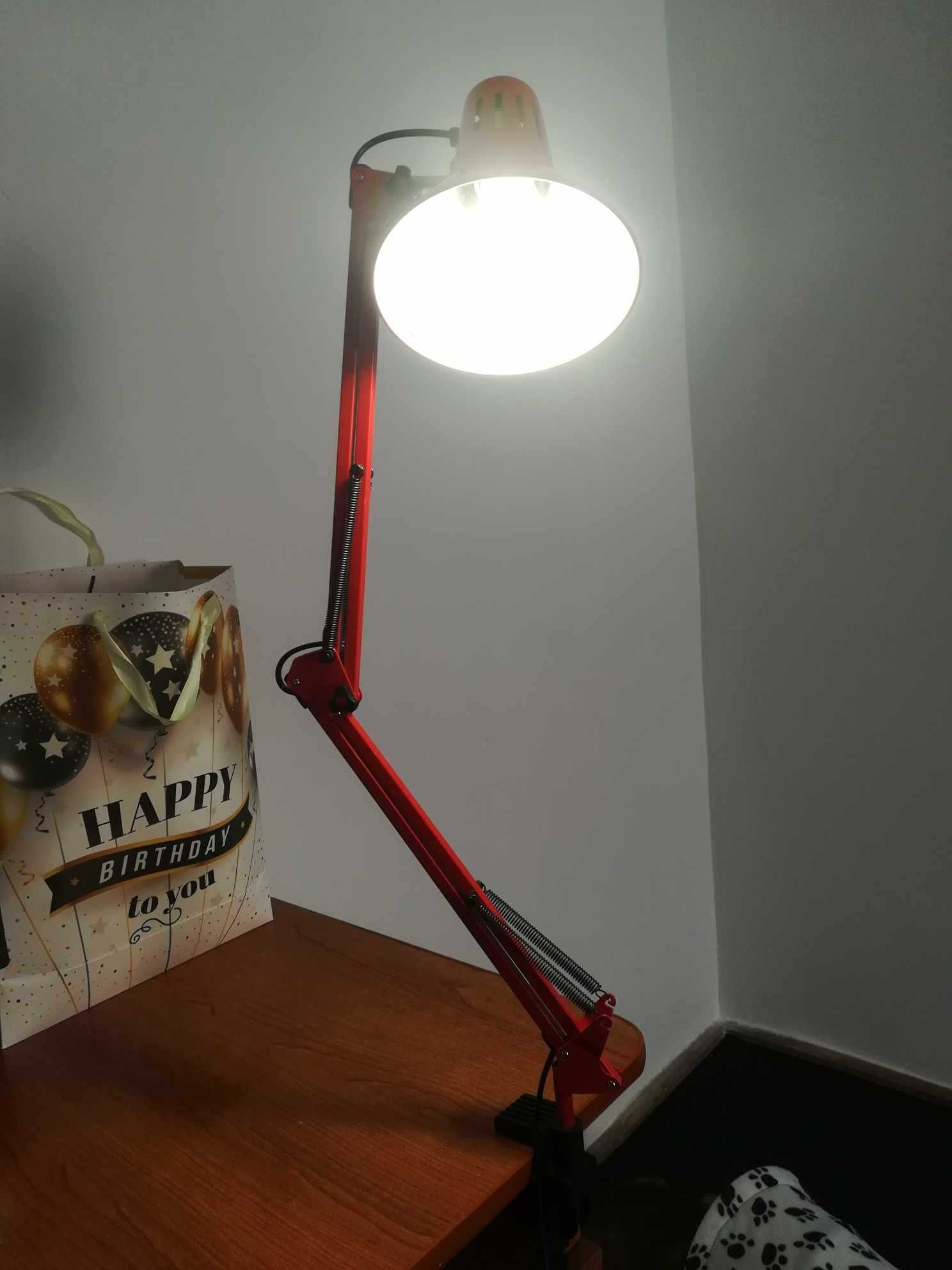 lampa rosie birou - pret 50 lei