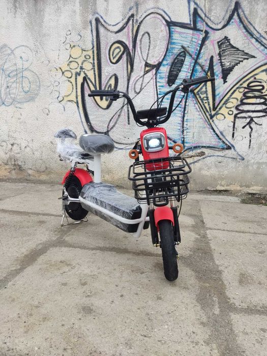 Scuter electric Stil Chopper NOU Motor 250w lithium amortizoare