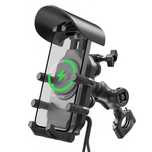 Suport telefon moto, atv, scuter incarcare prindere ghidon/oglinda