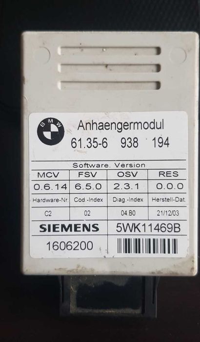 Haion usa bara spate Stop Suport modul carlig Luneta Centura BMW E60