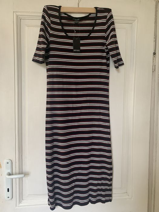 НОВА рокля "Есмара" от Лидл  –райе ,номер 40/42 с къс ръкав–с етикет