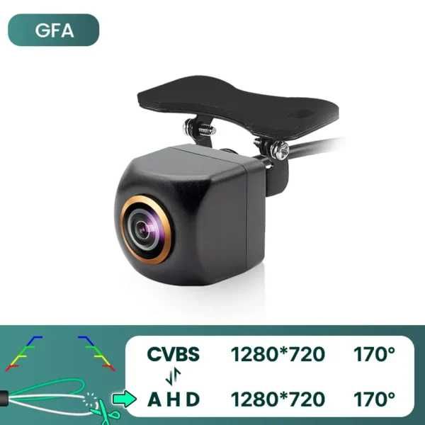 Mini Camera Marsarier Unghi 170° Golden Fisheye Universala AHD/CVBS