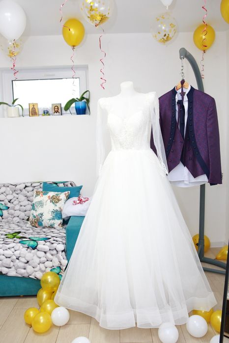 Rochie mireasa pe corset