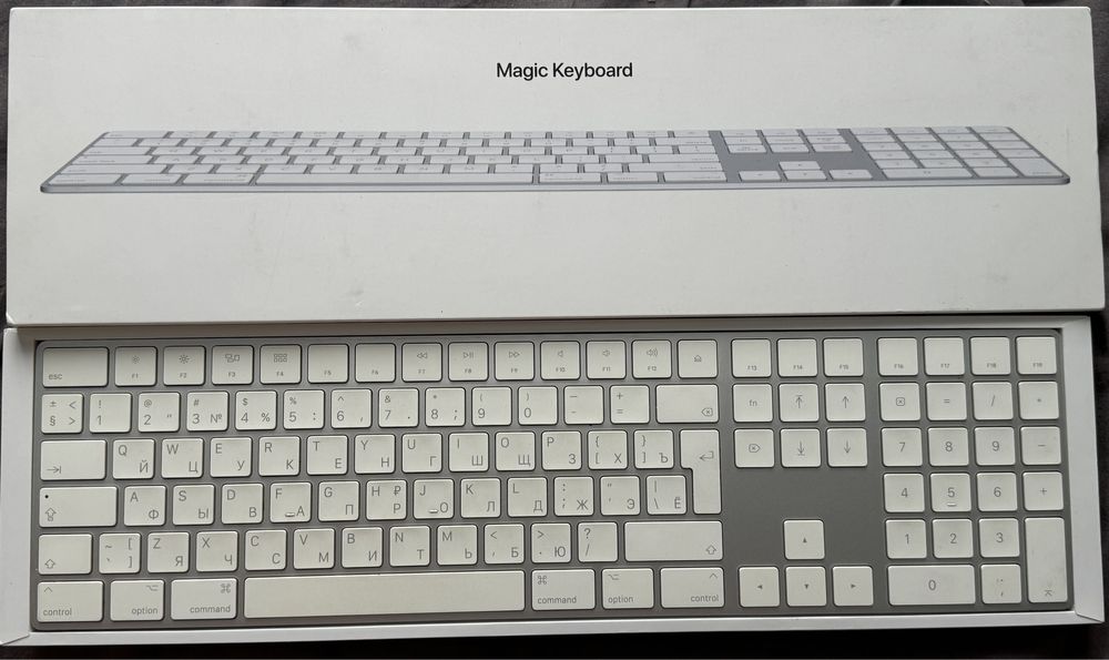Клавиатура Apple Magic Keyboard with Numeric Keypad белый