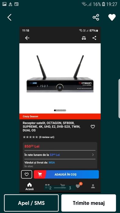 Vând Bluray recorder și receptor/decodor/ receiver