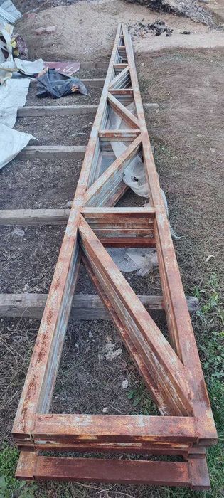 Фермы БУ в отличном состоянии навес гараж сарай 9 метров Труба 60/40/2