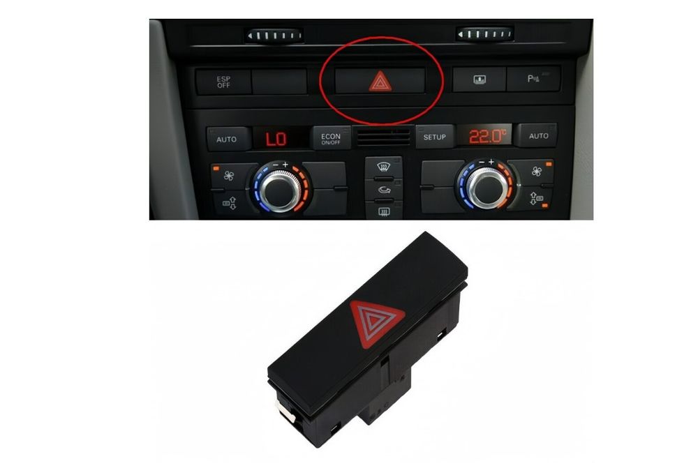 Бутон Ключ За Аварийни Светлини, Audi, A6 C6, Allroad