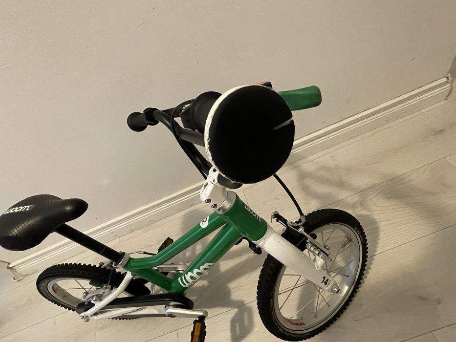 Woom 2 culoare verde bicicleta copii