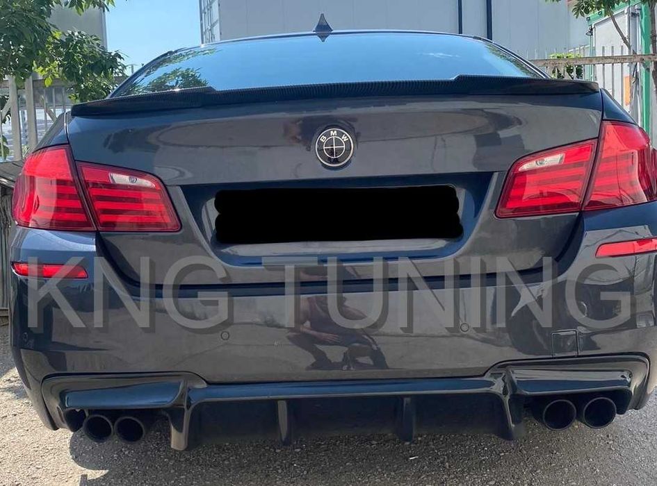 Дифузьор / добавка за задна броня за БМВ Ф10 / BMW F10 Diffuser
