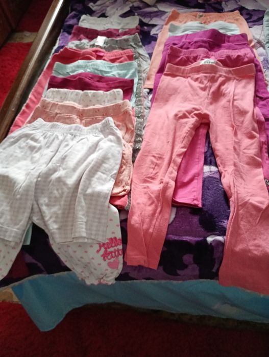 Vând pantaloni pentru fetițe set de 10 buc.la 85 lei