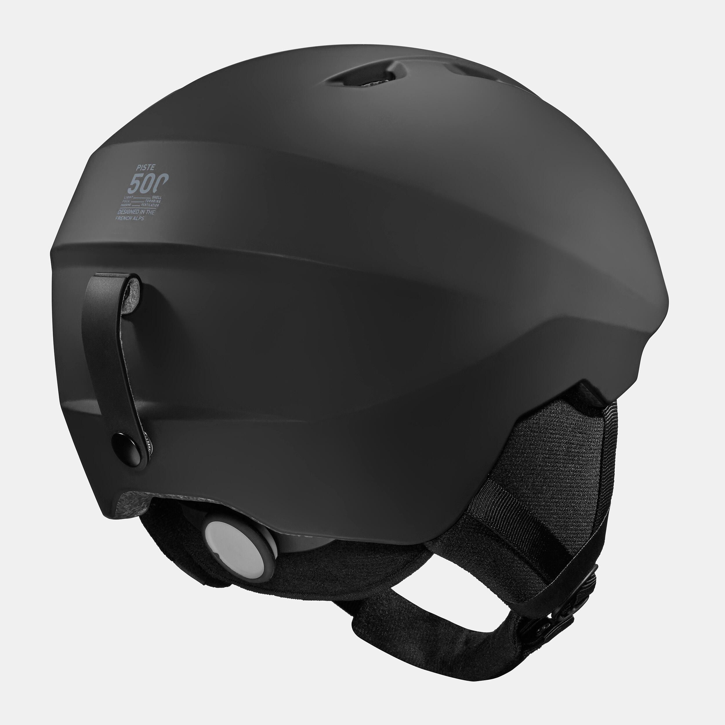 Cască schi H-pst 500 Negru Adulți - produs resigilat (nou) Decathlon