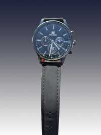 Мъжки елегантен водоустойчив часовник BASID / Цвят – черен