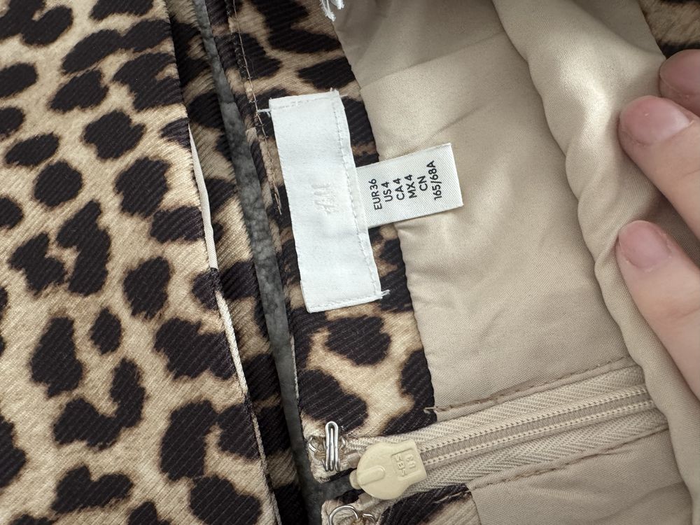 Fusta H&M animal print