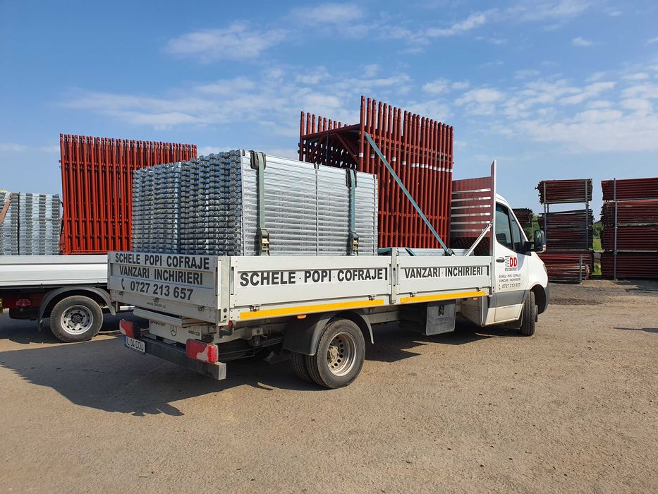 Podine NOI schela, panouri zincate schela, podete schele