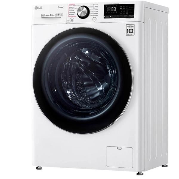 Стиральная машина LG F2V9GW9W (Белая) (С подачей пара+Turbo Wash) 8.5