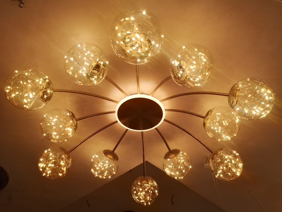 Монтаж на полилеи, плафони, лед панели, лед спот, лунички, лед лента